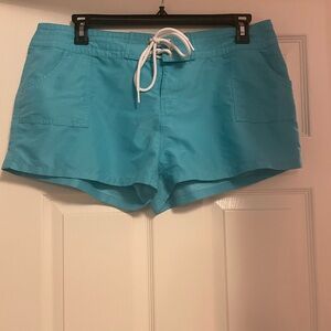 Venus Lace Up Board Short- Aqua Size L